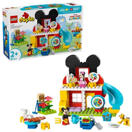 Casa do Mickey Mouse com Minnie e Pluto