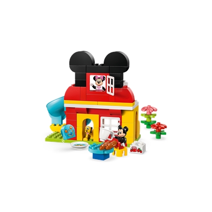Casa do Mickey Mouse com Minnie e Pluto