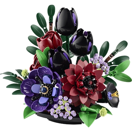 Arranjo de Flores Negras