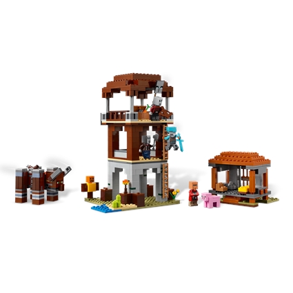 The Pillager Outpost and Ravager