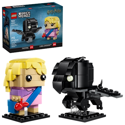 Figuras de Luna Lovegood e Thestral