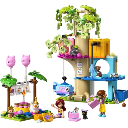 Cat Birthday Party And Tree House