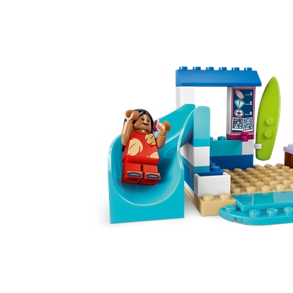 Diversão na Praia com Lilo e Stitch