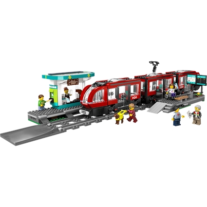 Elétrico e Estação na Baixa