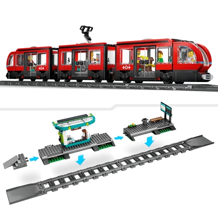 Elétrico e Estação na Baixa