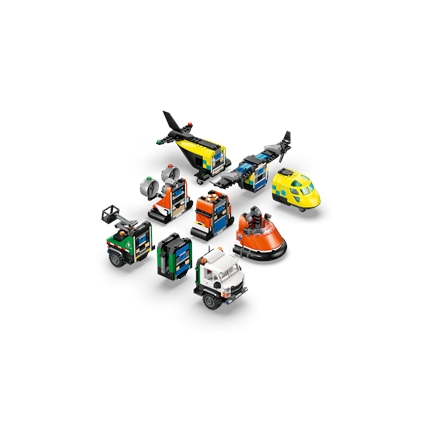 Airplane, Service Truck and Hovercraft