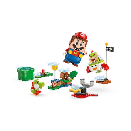 Aventuras interativas com o LEGO Mario