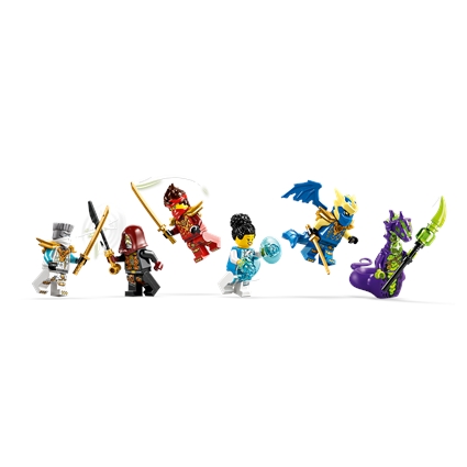 Batalha dos Veículos Ninjas na Árvore