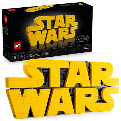 Brick-Built Star Wars Logo