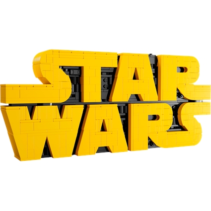 Brick-Built Star Wars Logo