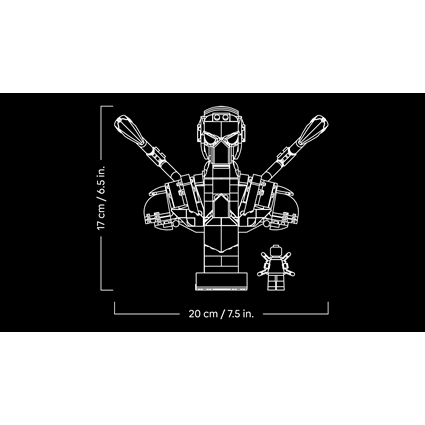 Busto do Iron Spider-Man