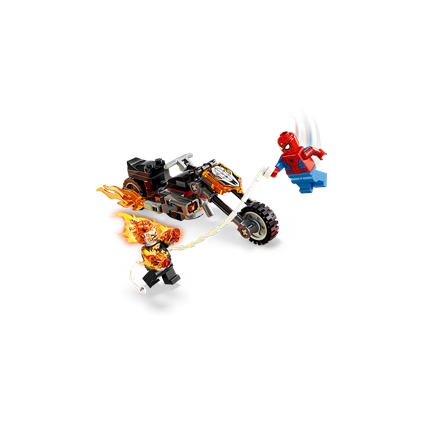 Spider-Man vs, Ghost Rider Motorcycle