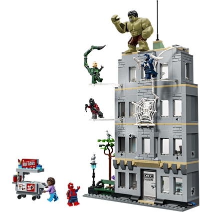 Confronto Épico do Spider-Man contra Hulk
