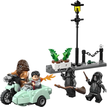 Fuga da Rua Alfeneiros de Hagrid e Harry