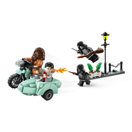 Fuga da Rua Alfeneiros de Hagrid e Harry