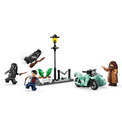 Fuga da Rua Alfeneiros de Hagrid e Harry