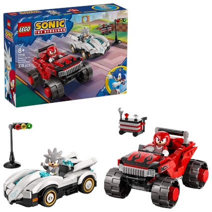 Carro do Silver vs. Truck do Knuckles