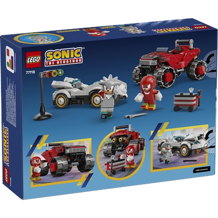 Carro do Silver vs. Truck do Knuckles