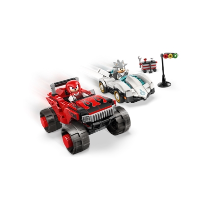 Carro do Silver vs. Truck do Knuckles