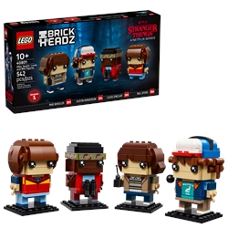 Figuras de Mike, Dustin, Lucas e Will