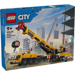 Grua de Construção Móvel Amarela
