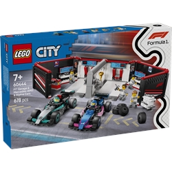 Garagem F1 da Mercedes-AMG e Alpine