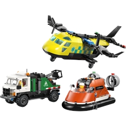 Airplane, Service Truck and Hovercraft