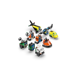 Airplane, Service Truck and Hovercraft