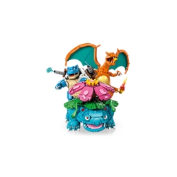 Venusaur, Charizard e Blastoise