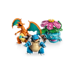Venusaur, Charizard e Blastoise