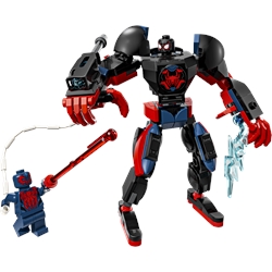 Miles Morales Mech vs. Spider-Man 2099