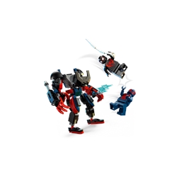 Miles Morales Mech vs. Spider-Man 2099